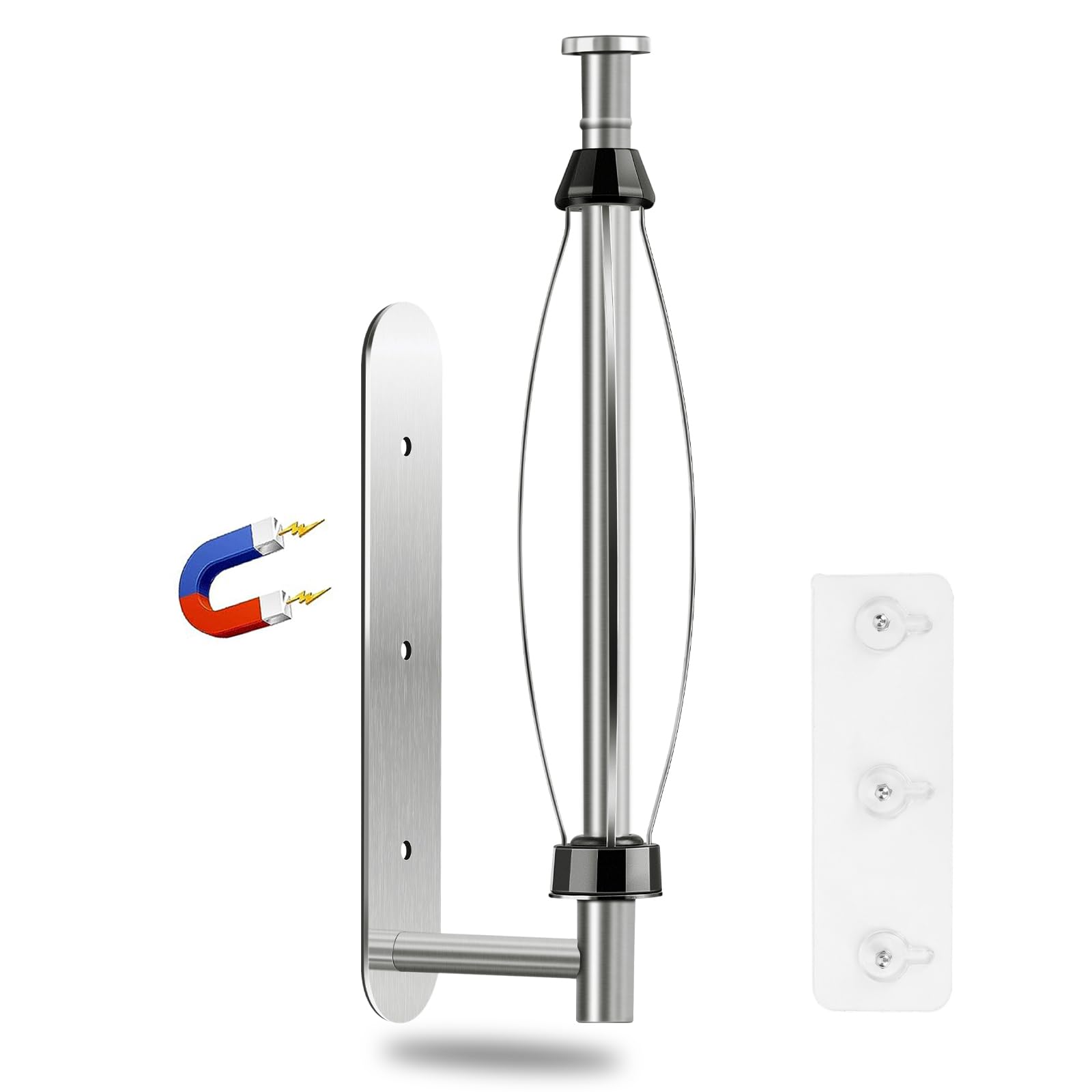 KIHOGEM portarrollos papel imantado base magnetica en refrigerador para acceso rapido