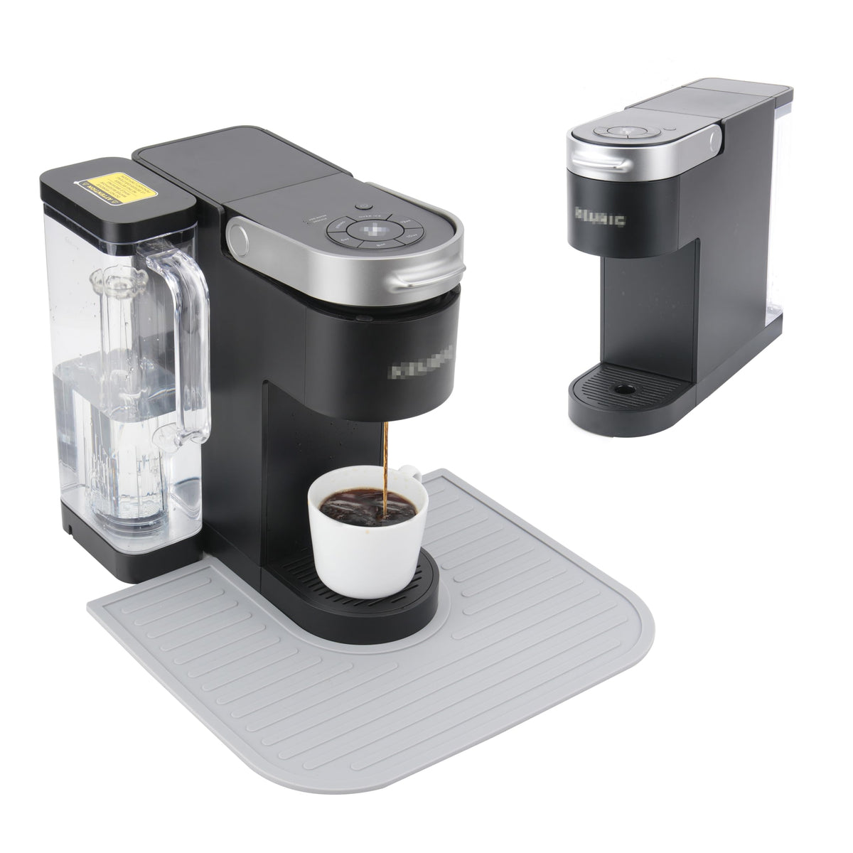 Alfombrilla Kiicii de silicona para Keurig K-Supreme protege la encimera de derrames.