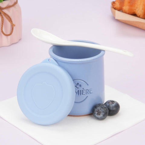 Silicona Kiicii para almacenamiento de yogur en tarros La Fermière