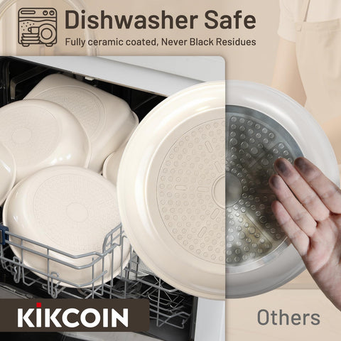 Kikcoin diseño apilable ahorra espacio en armario y gavetas.