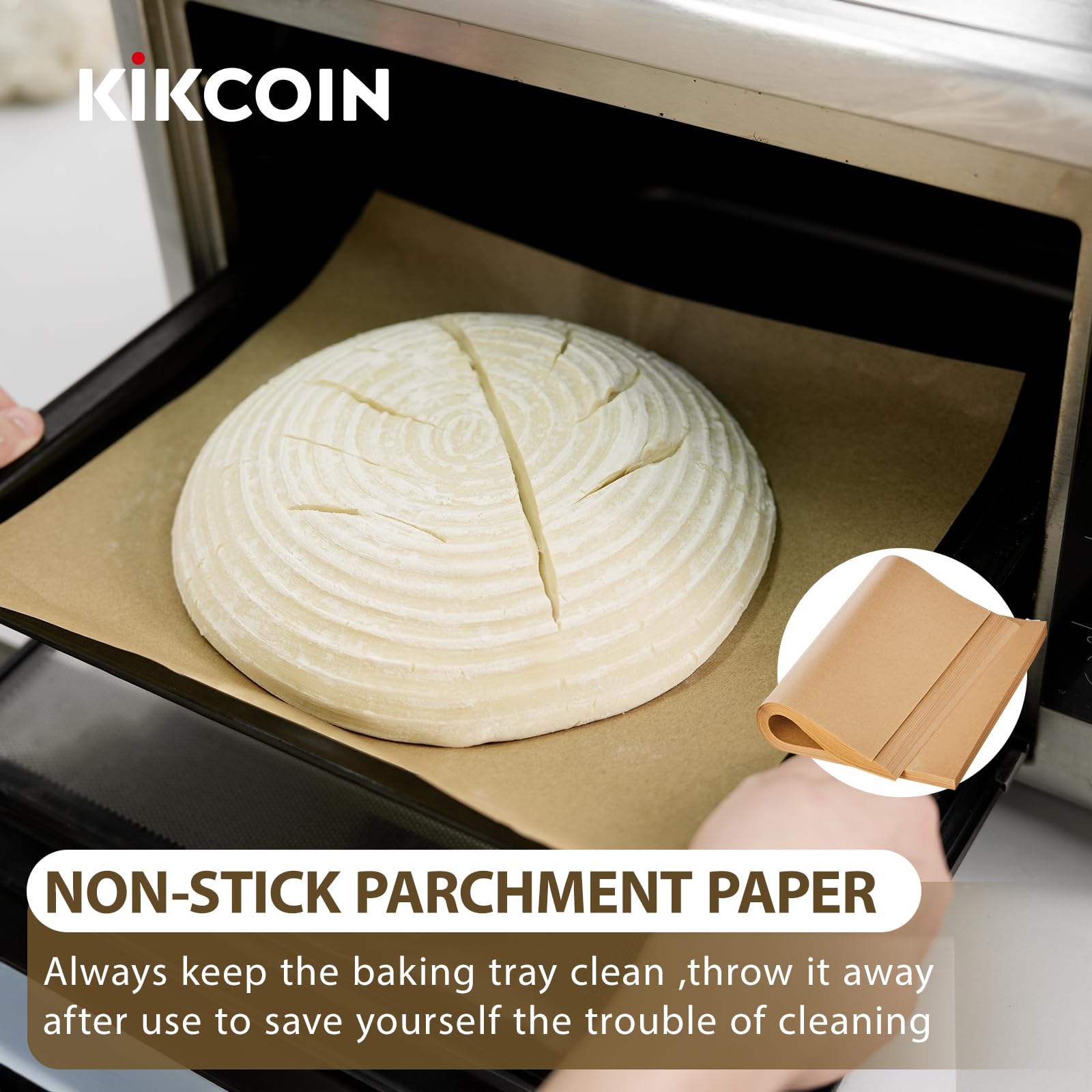 Kikcoin raspador de acero inoxidable para masa.