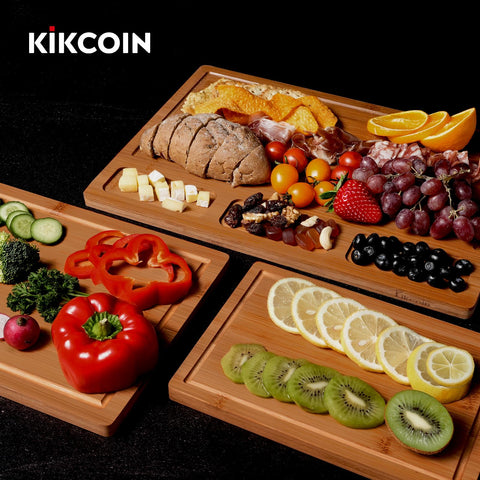 Kikcoin regalo práctico de cocina en bambú para aficionados.
