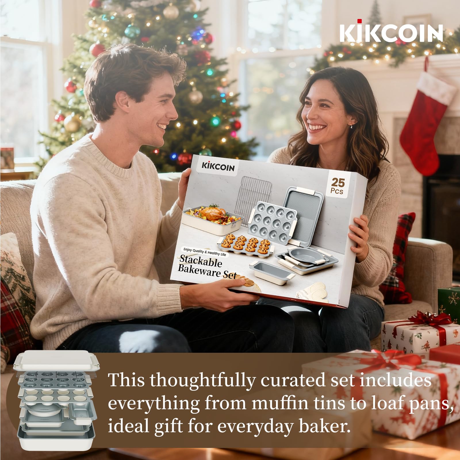 Regalo práctico de Kikcoin para amantes de la repostería en casa