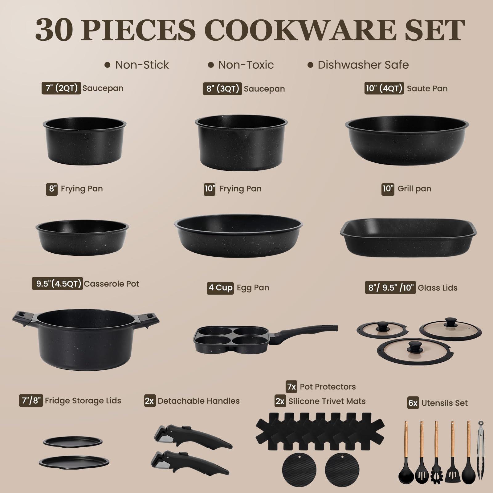 KIKCOIN sartenes sin toxicos para cocinar con menos grasa y seguridad.