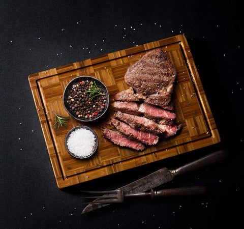 Kikcoin set tablas bambú para servir como bandeja de presentación