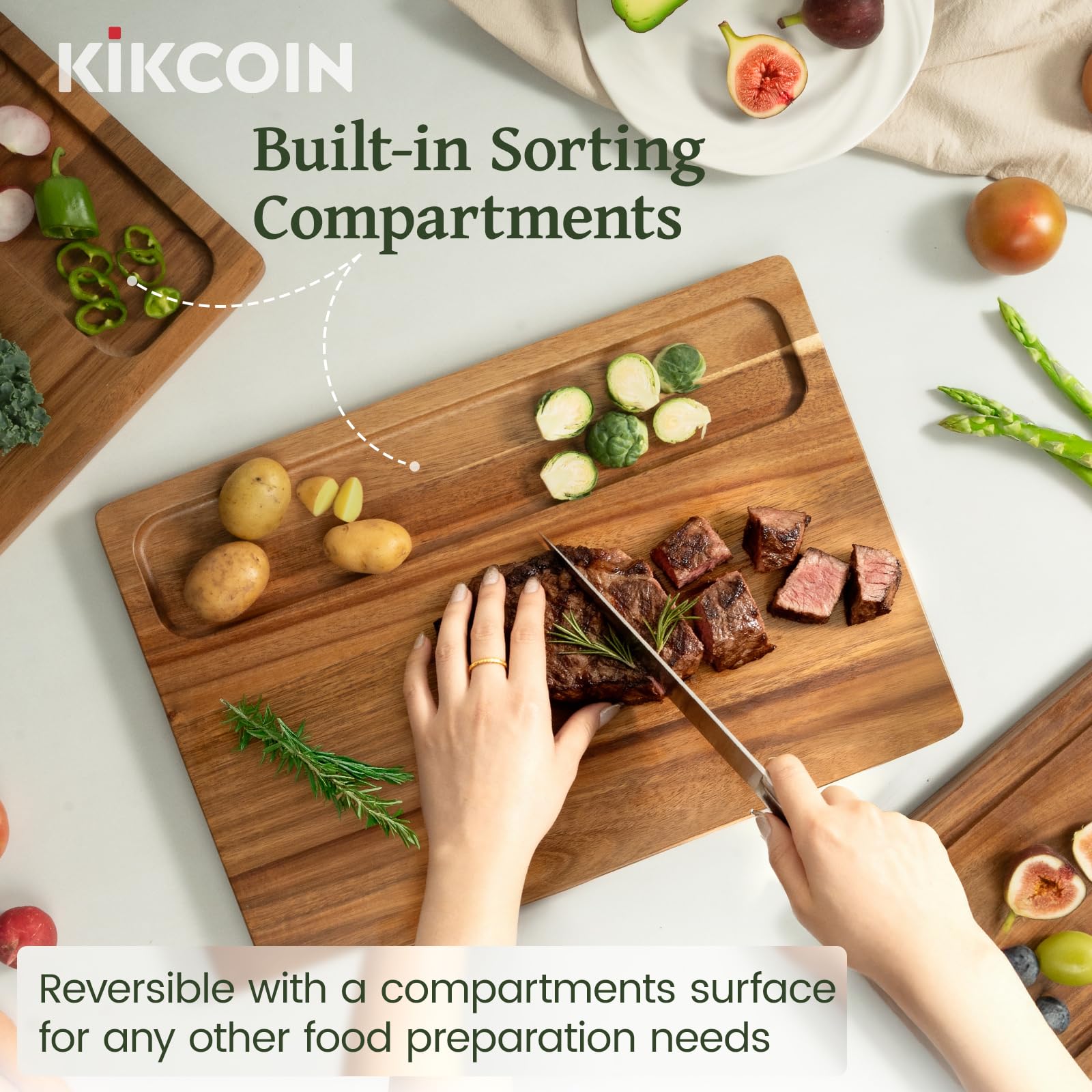 Tabla Kikcoin con asa para moverla con facilidad