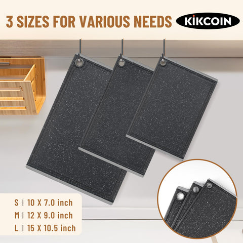 Kikcoin tabla mediana para verduras, superficie práctica y estable para cortes finos