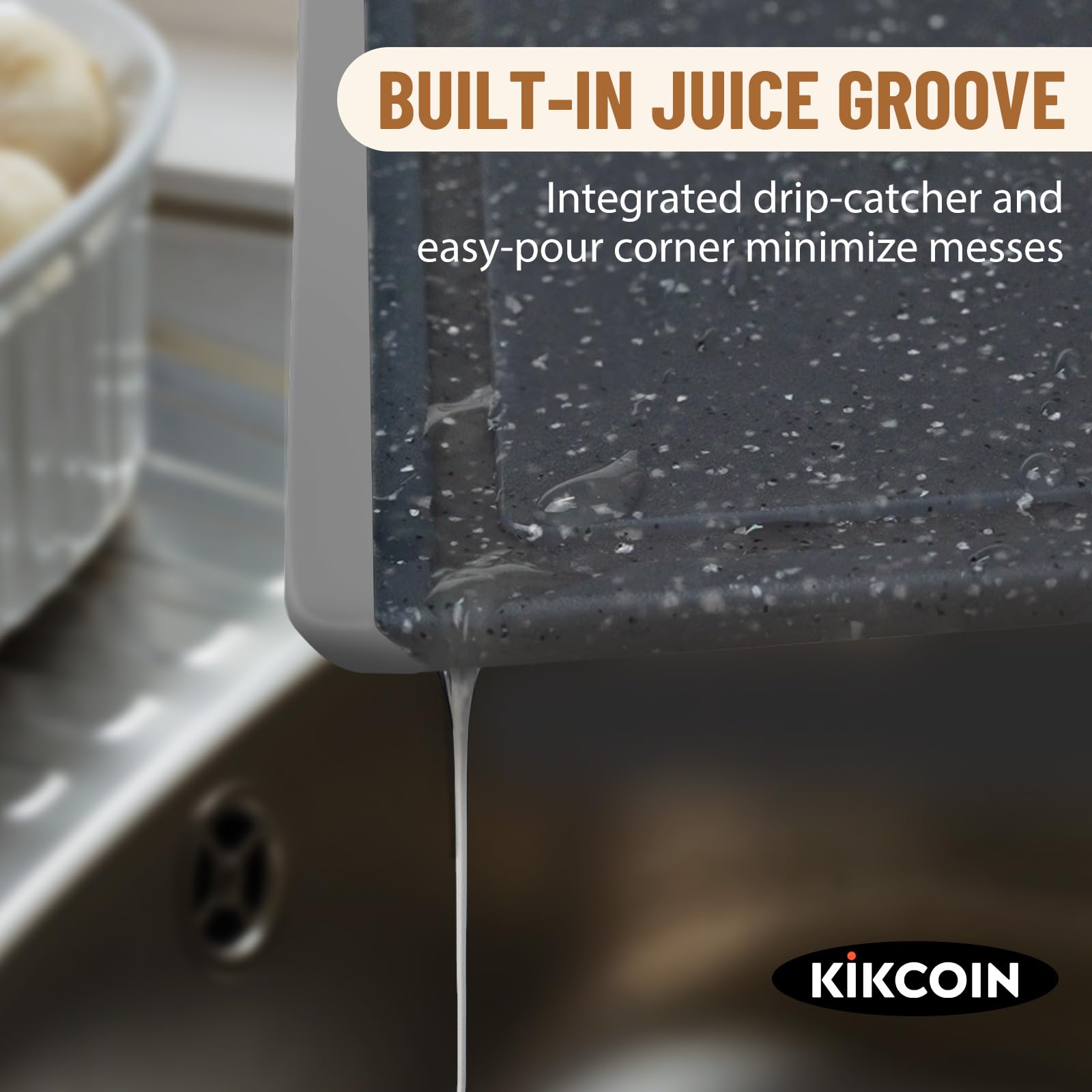 Kikcoin tabla pequeña para frutas, tamaño compacto ideal para preparaciones rápidas