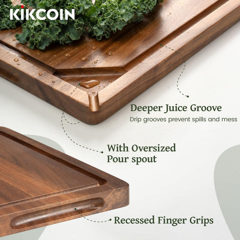 Tabla de servir Kikcoin para quesos y embutidos