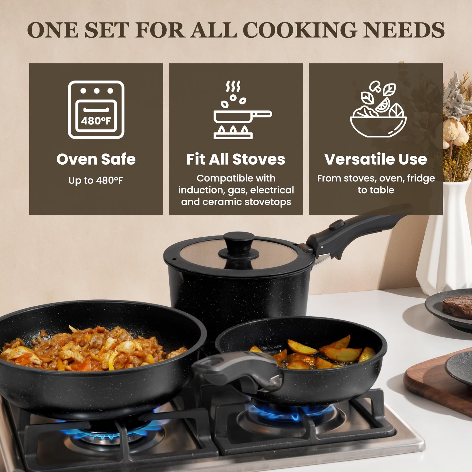 KIKCOIN: tapas-vidrio-con-borde-silicona, sellado claro y control de temperatura.