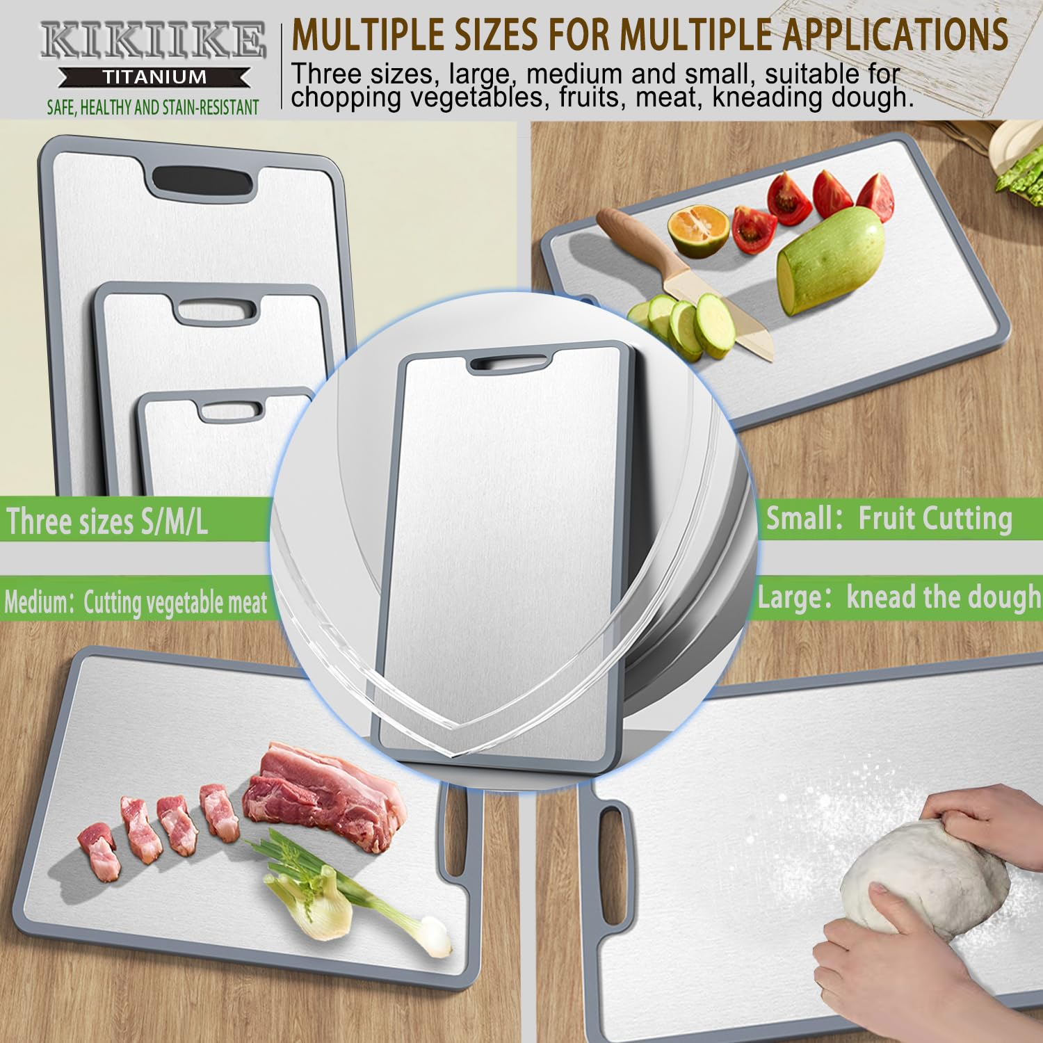 KIKIIKE tabla ligera, fácil de colgar, ideal para cocinas pequeñas