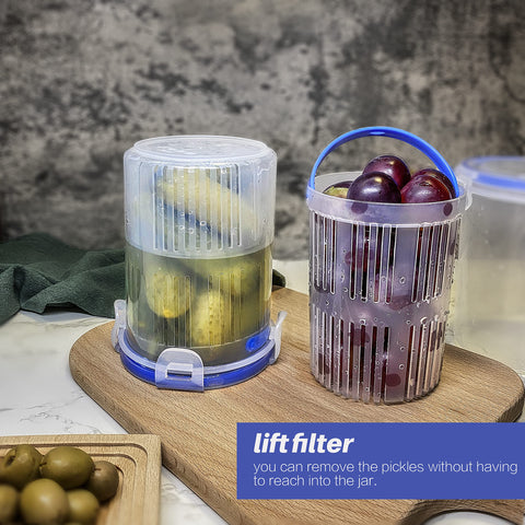 KIKINIKO tarro fácil de manejar, ideal para la mesa y el servicio