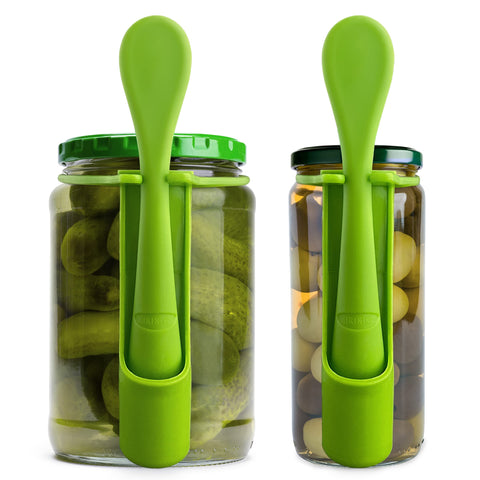 KIKINIKO Pickle Fork 2 Pack listo para servir pepinillos con practicidad.