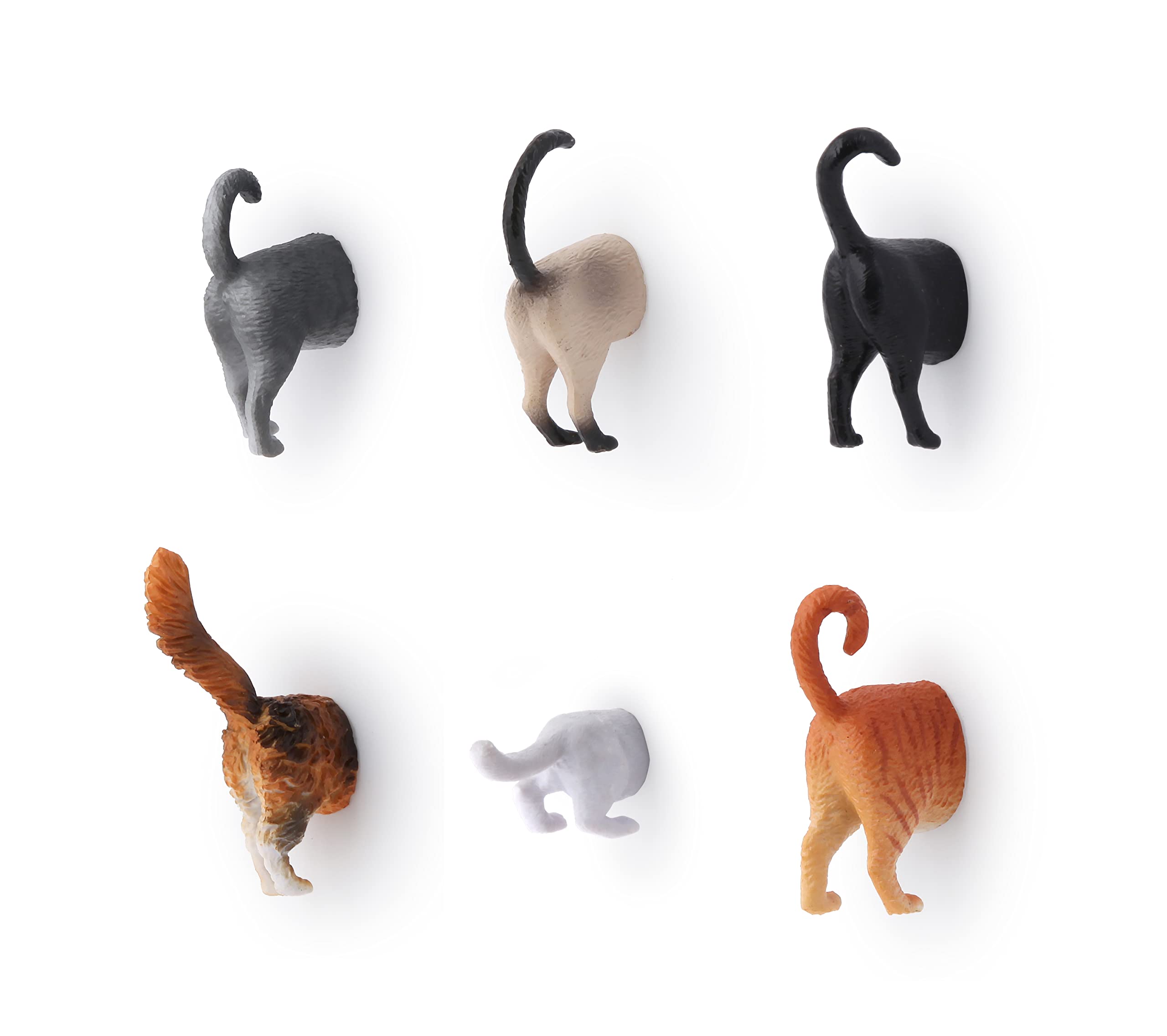 Imán de Kikkerland: cola felina, añade humor a tu espacio.
