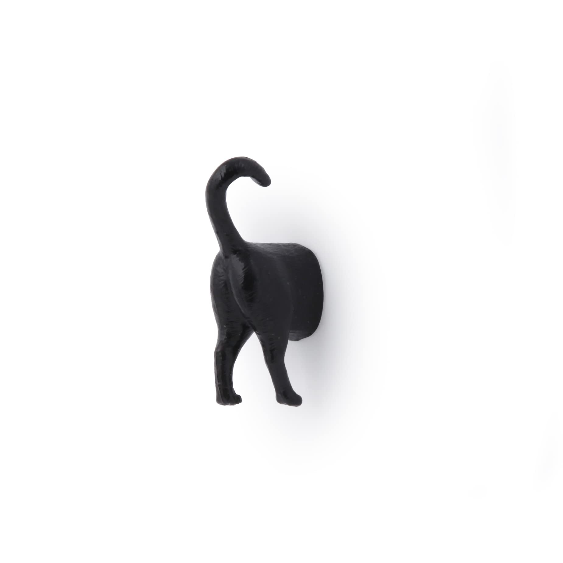 Imán decorativo de cola de gato de Kikkerland para la cocina.