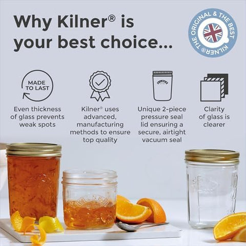 Kilner contenido 1 litro incluye recetario.