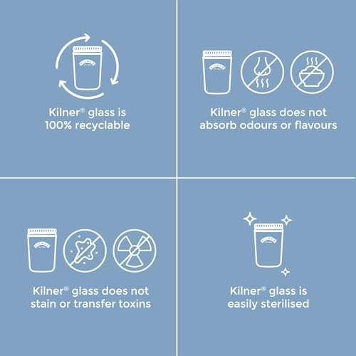 Kilner drenaje de vinagre para fermentados crujientes.