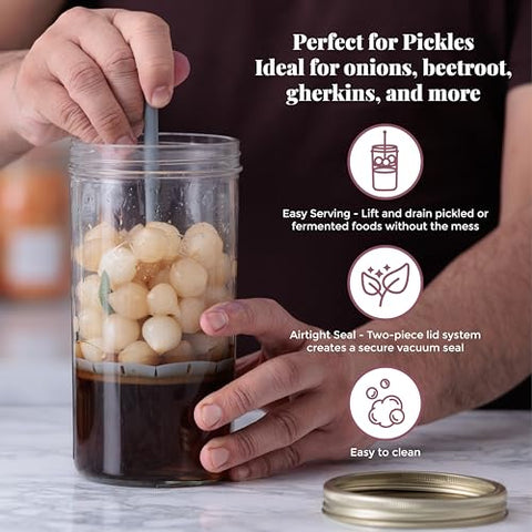 Kilner recetario e instrucciones para encurtidos y conservas.