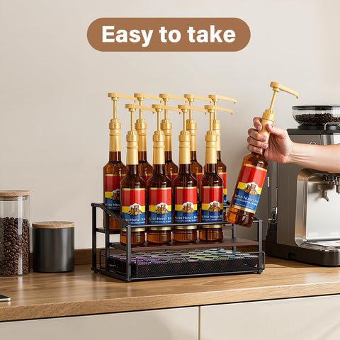 Kimilus capacidad para 40 cápsulas K-Cup, ideal para bar de casa.