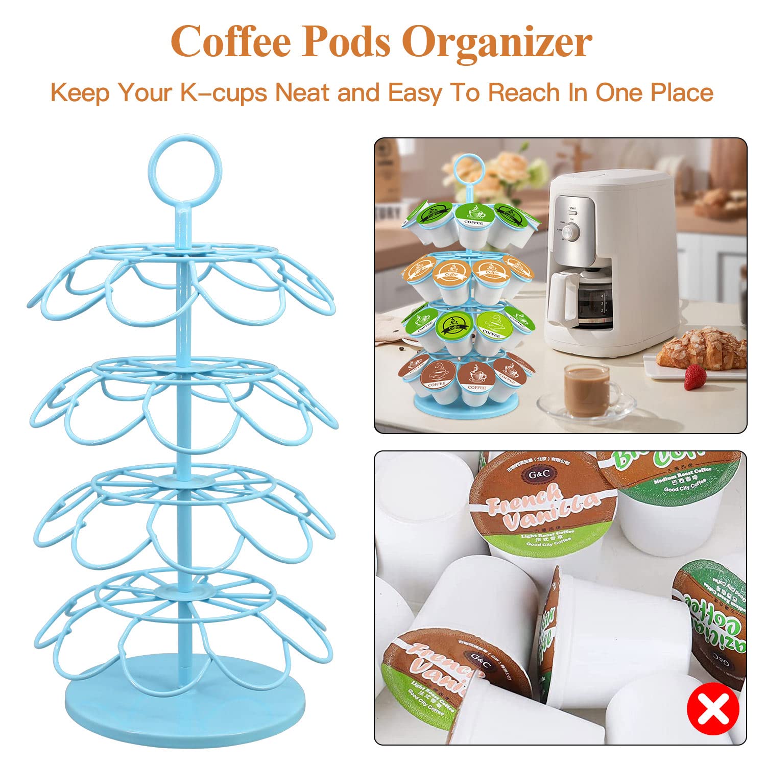KIMIUP base giratoria 360°, giro suave para seleccionar café