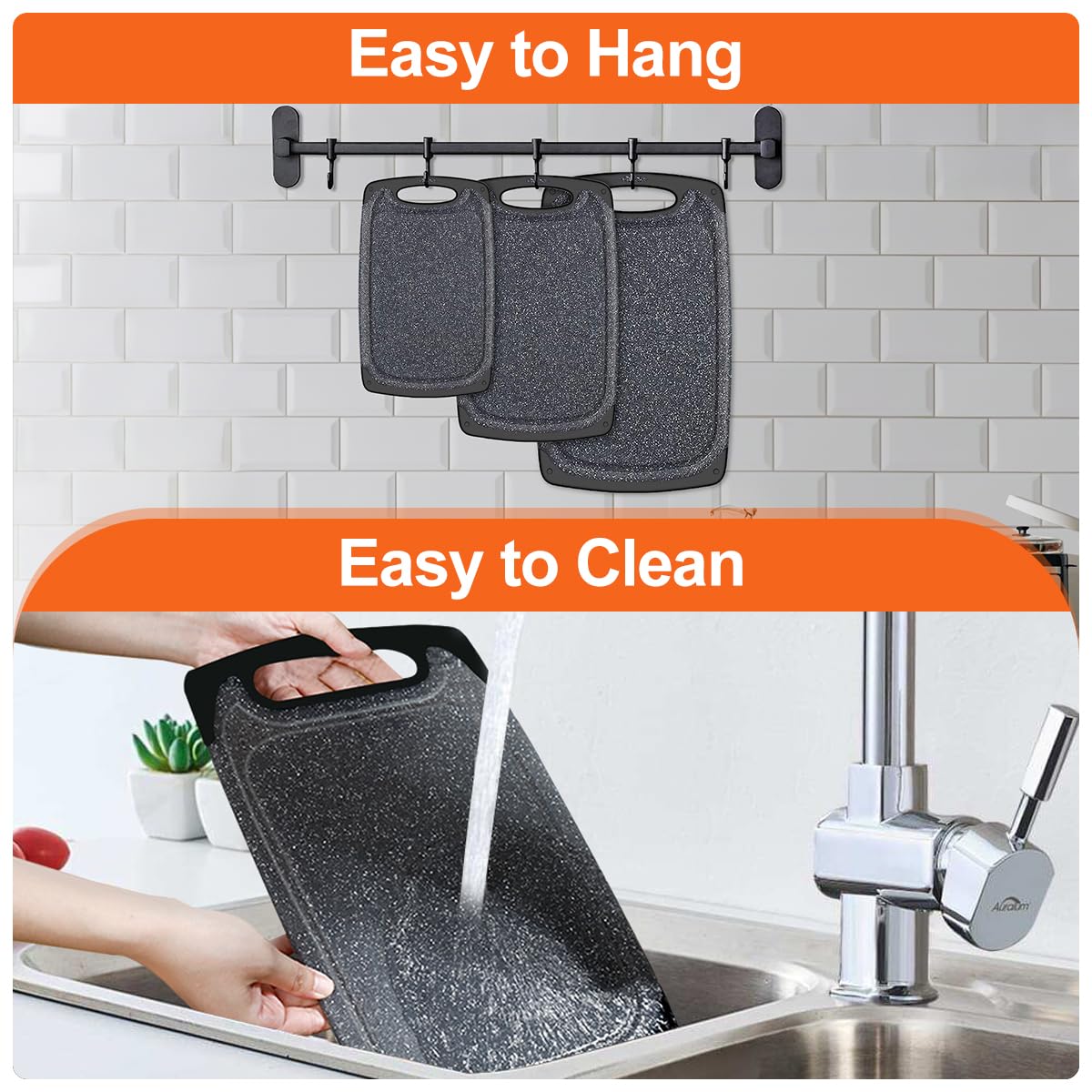 KIMIUP tabla antideslizante con alfombrillas en las esquinas para mayor seguridad.