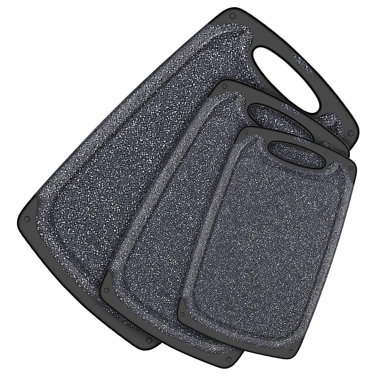 KIMIUP tabla de cortar con patrón marmol para cortar frutas y verduras.