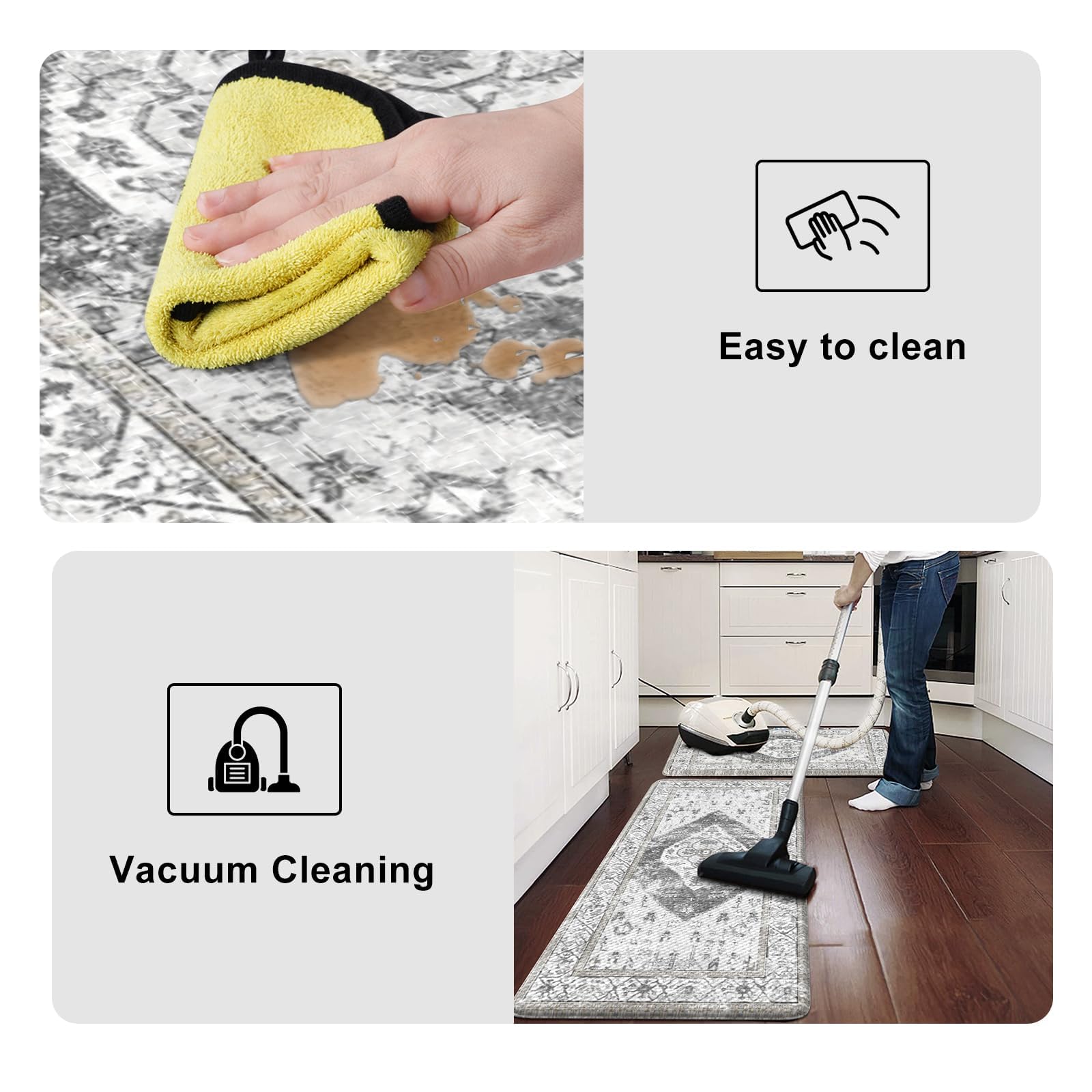 Acolchado resistente al agua, KIMODE, ideal para derrames y limpieza rápida.
