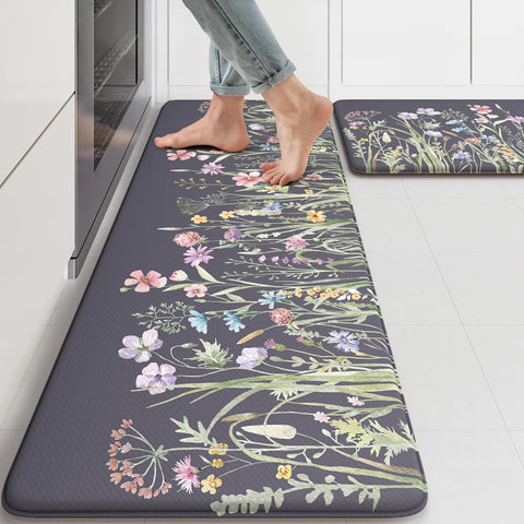KIMODE alfombra cocina antifatiga con memoria viscoelástica para mayor comodidad al cocinar.