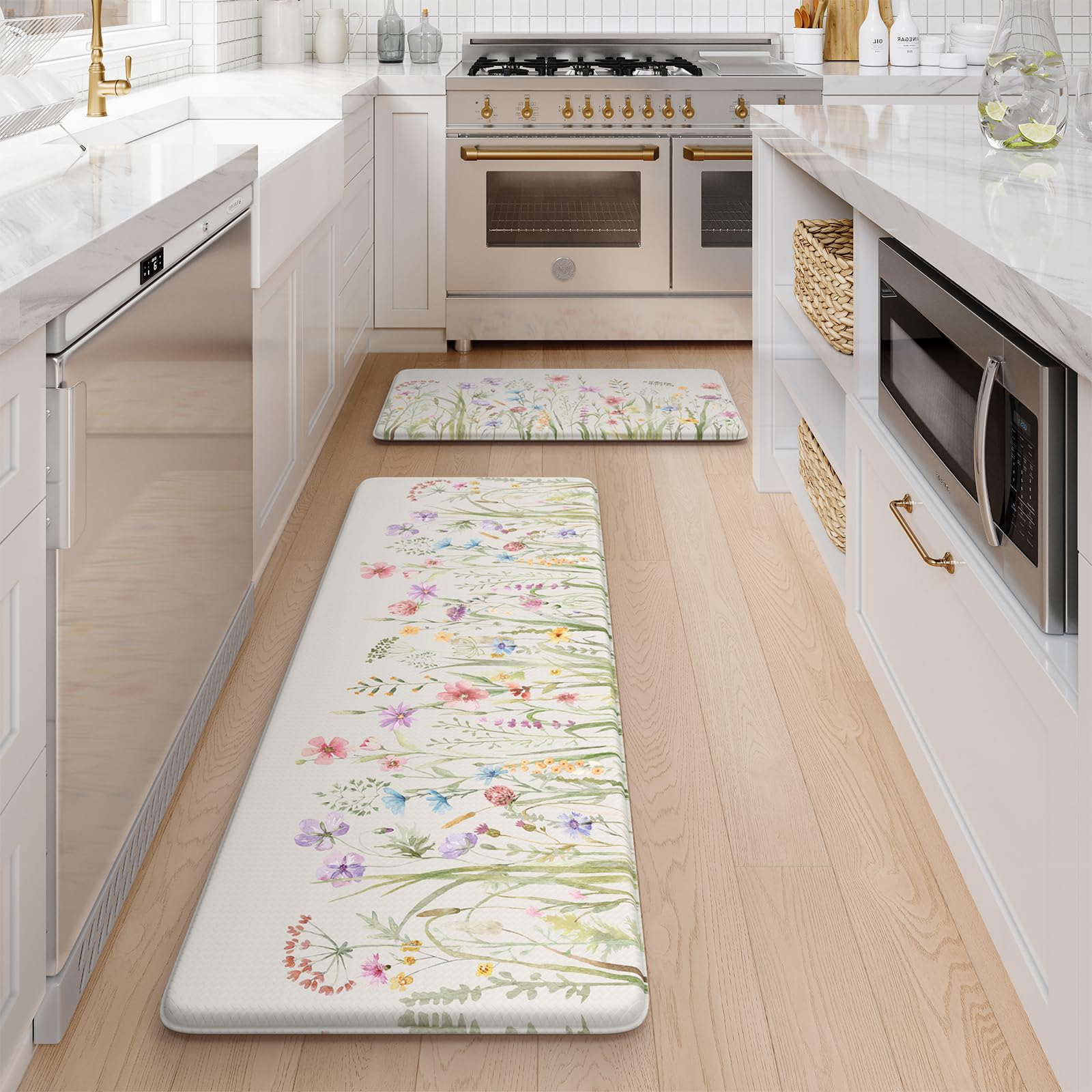 KIMODE alfombra versátil para lavandería y escritorio.