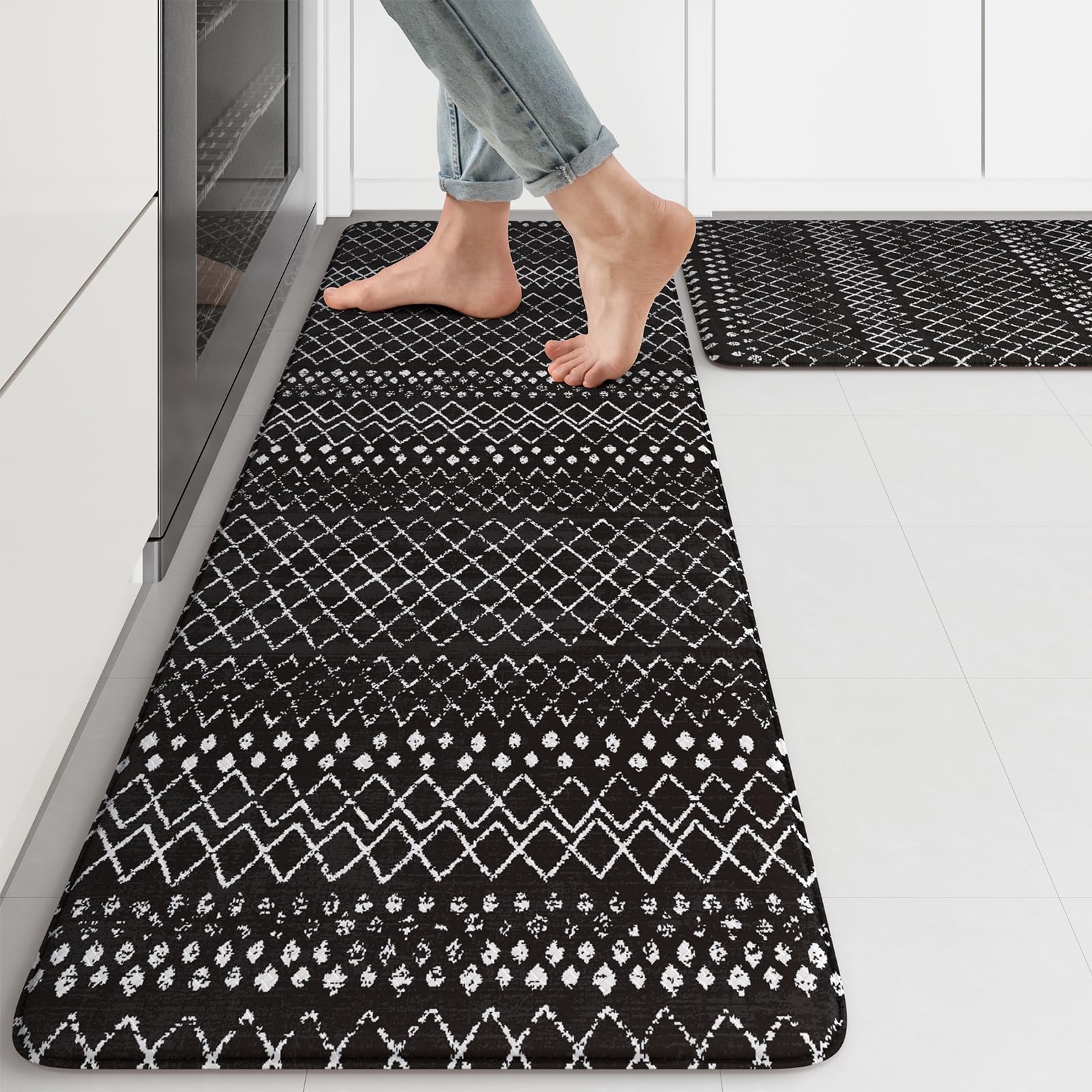 KIMODE almohadilla antifatiga 47x17 negra para cocina