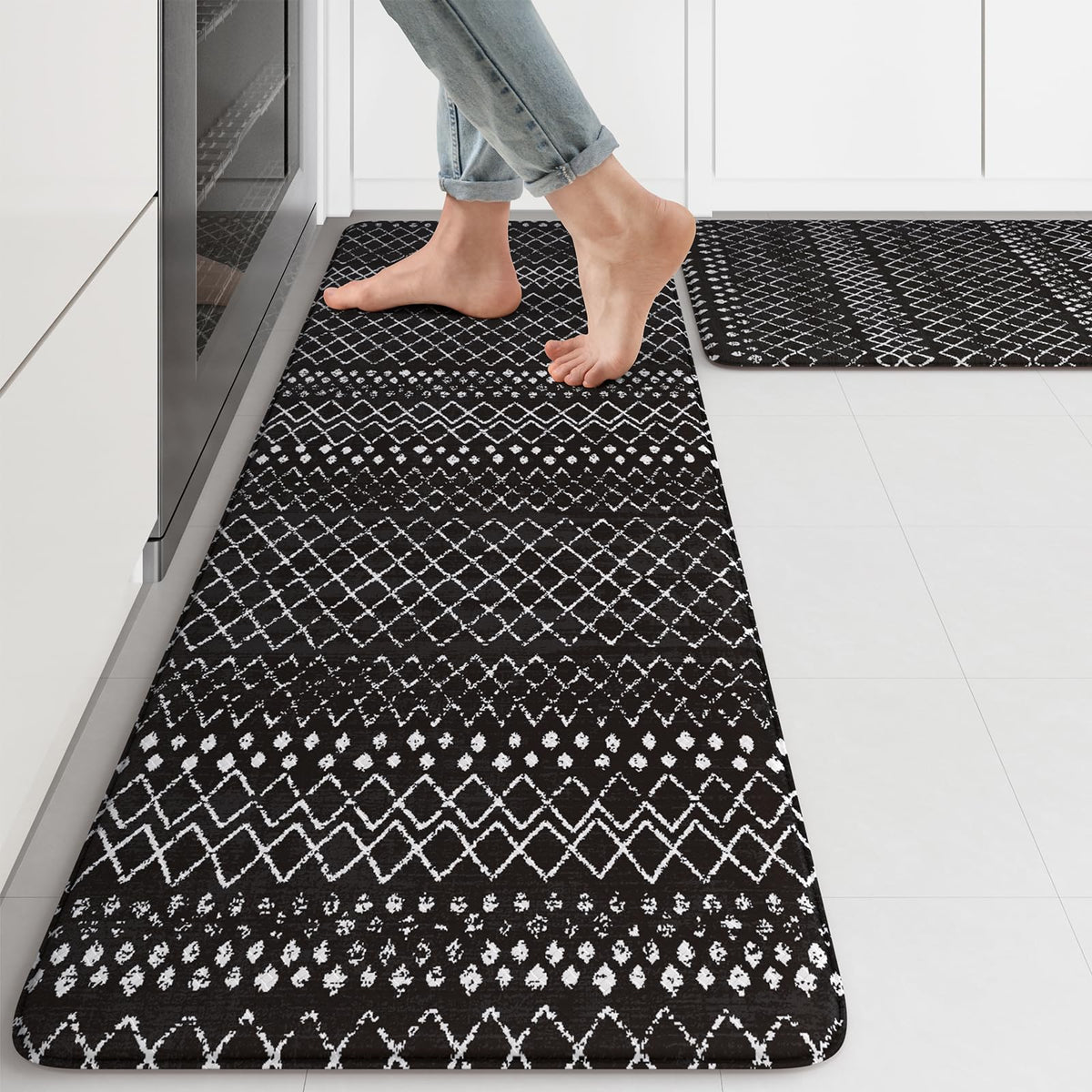 KIMODE almohadilla antifatiga 47x17 negra para cocina