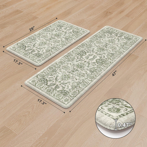 KIMODE alfombra cocina 17x47: descanso ergonómico para pie y espalda al lavar o cocinar.