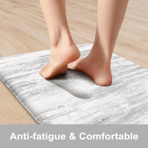 KIMODE alfombra anti-fatiga para cocina 29x17, cómodo soporte para largas tareas.