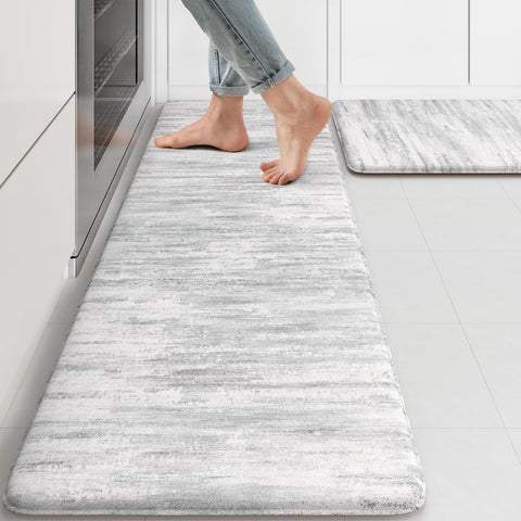 KIMODE alfombra anti-fatiga para cocina 47x17, acolchado para pies y espalda.