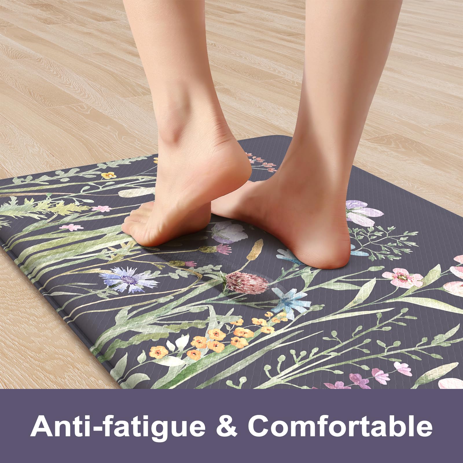 KIMODE conjunto de dos alfombras rectangulares, ideal para zonas amplias de trabajo.