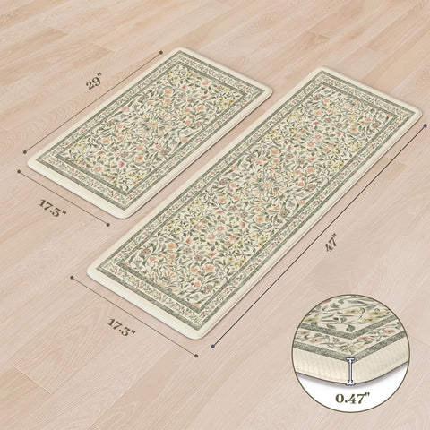 KIMODE mat anti-fatiga para cocina, 29x17, soporte suave al estar de pie
