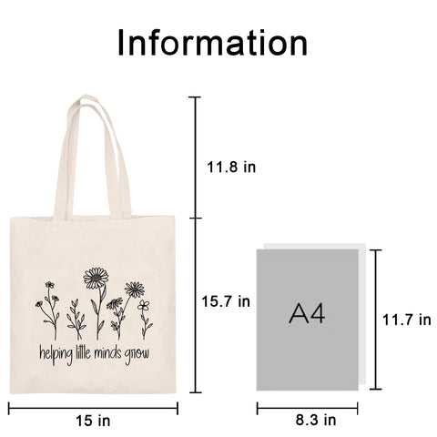 Kimoli bolsa lona de gran capacidad para compras y uso diario.