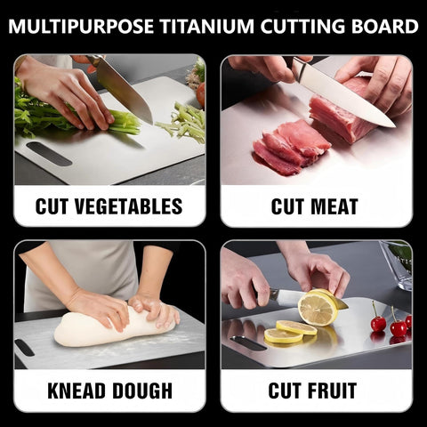 Kimralur tabla titanio doble cara, regalo práctico para cocineros