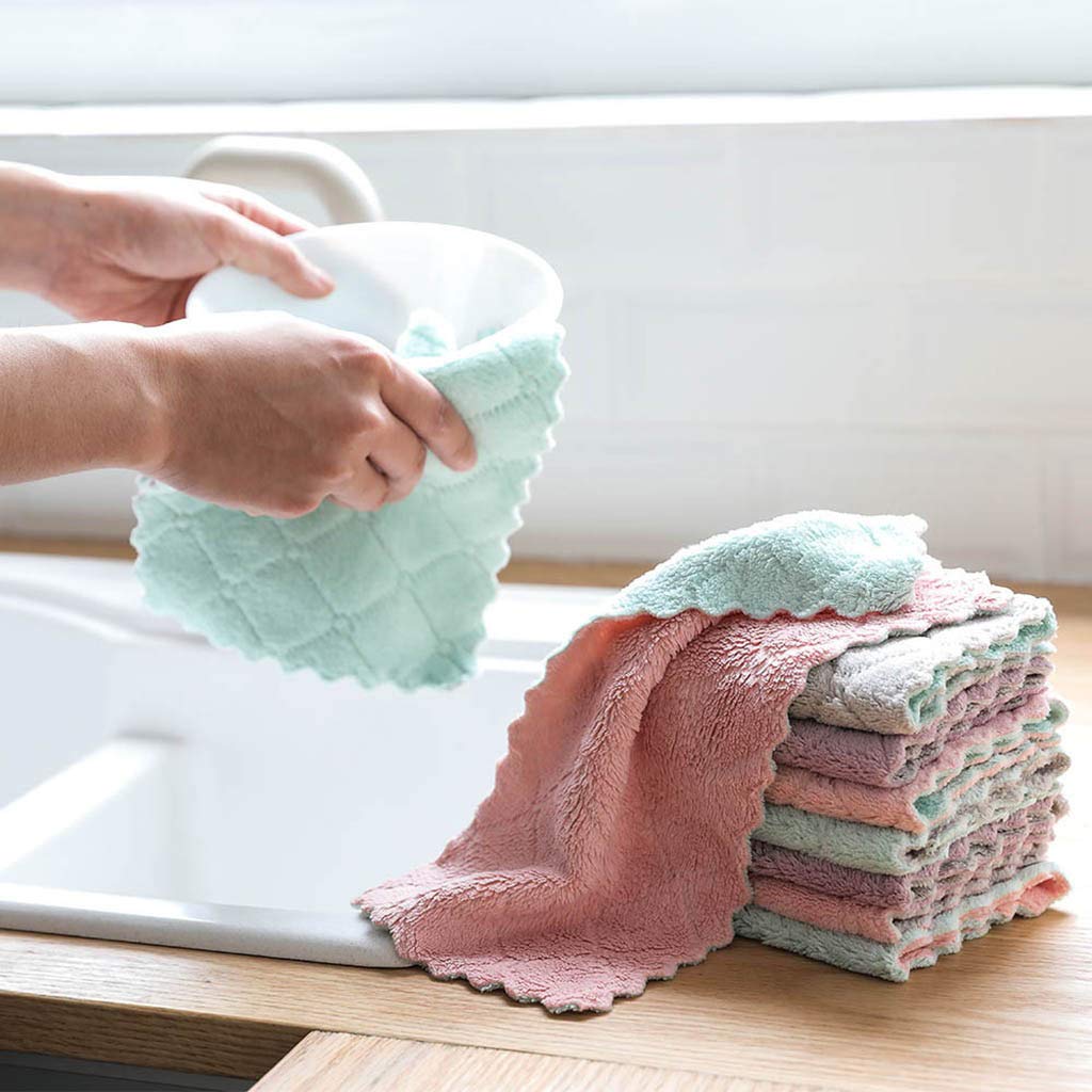 Kimteny toallas para limpieza de ventanas y superficies, con alta absorción.