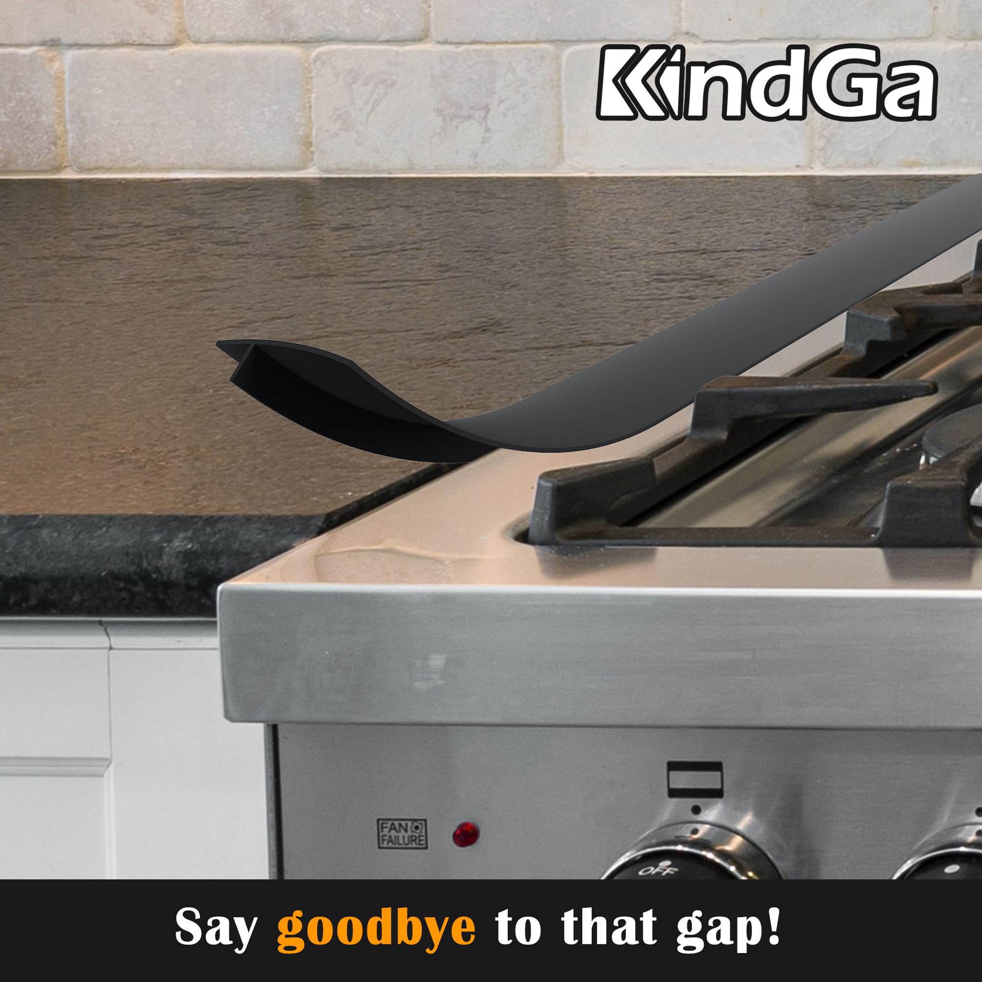 KindGa tapa-gap 2 unidades, ideal para cocinas modernas.