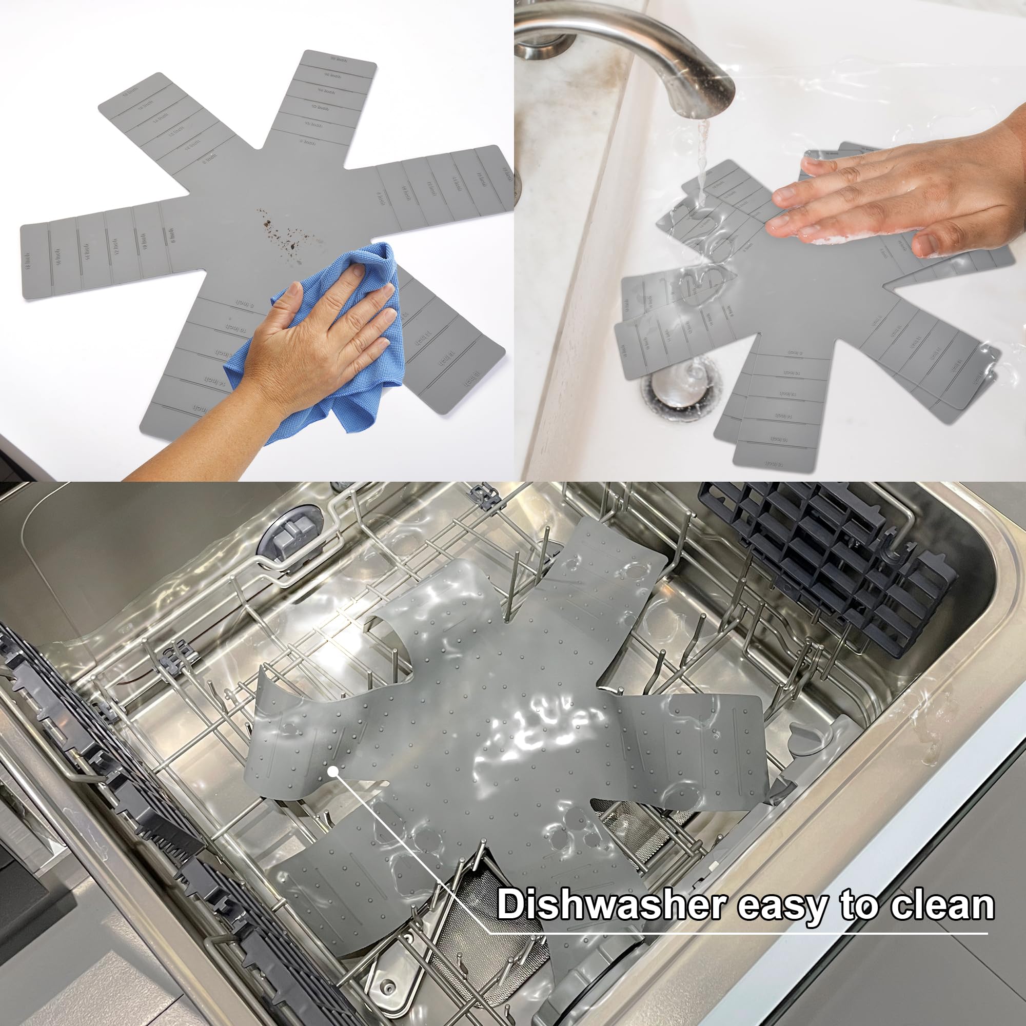 KindGa juego de tres piezas para protección versátil en la cocina