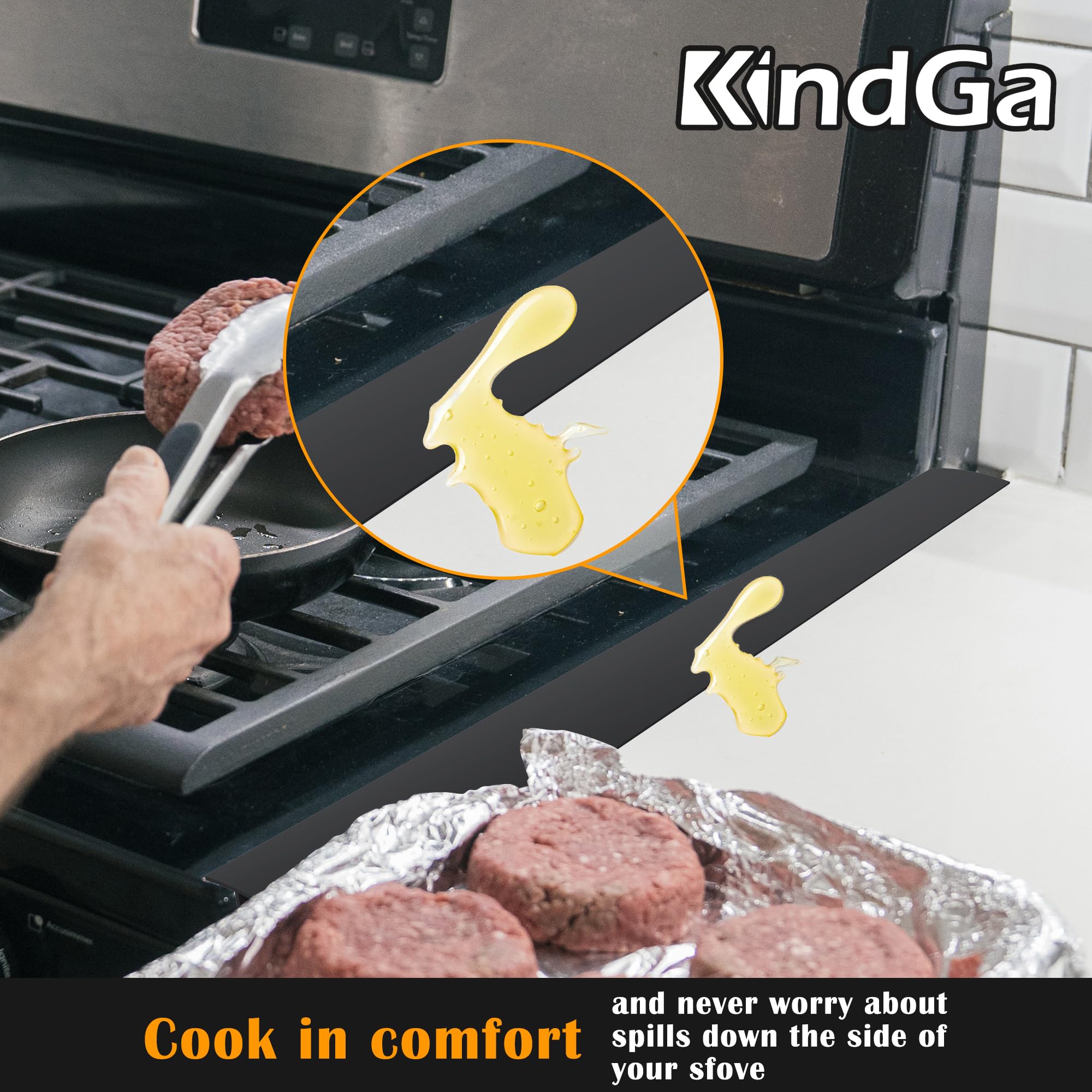 KindGa molde silicona alta resistencia, reduce polvo y facilita limpieza diaria.