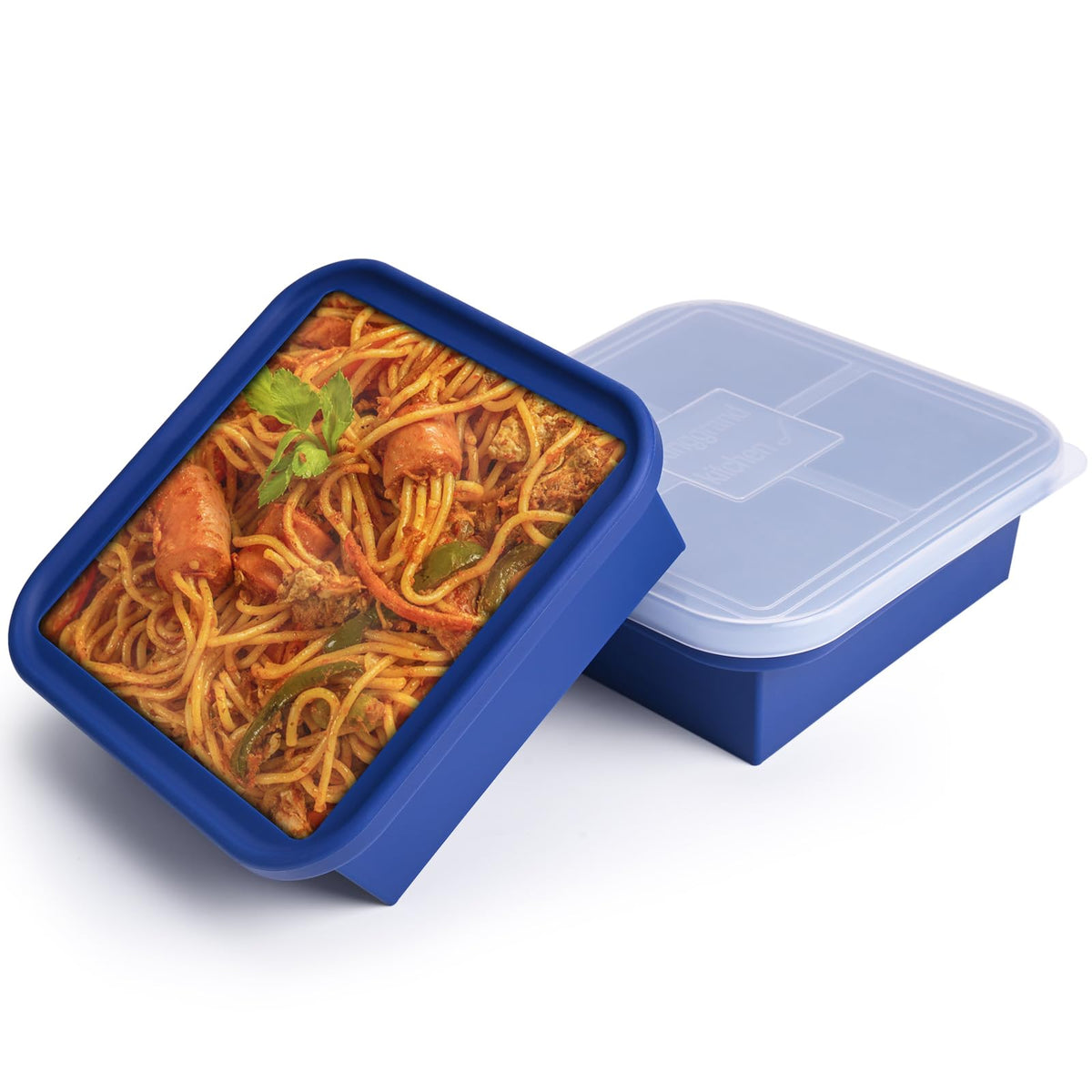 Kinggrand Kitchen molde-congelacion-4-tazas: porciones grandes para caldos y sopas.