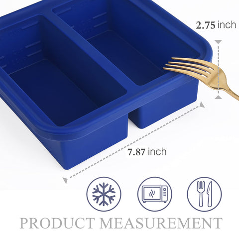 Kinggrand Kitchen molde con tapa transparente para conservar porciones sin olores.