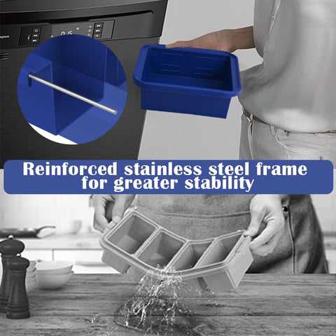 Kinggrand Kitchen silicona-flexible: liberación rápida de cubos sin esfuerzo.
