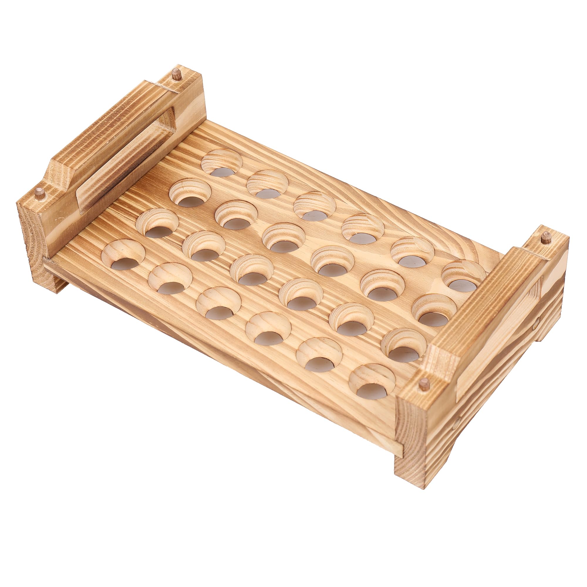 KingLin portahuevos paloma dos-niveles, almacenamiento seguro para huevos pequeños.