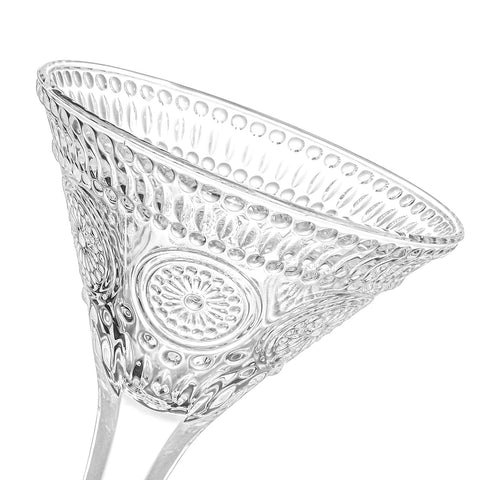 Conjunto de copas martini Kingrol para servir cócteles clásicos con estilo