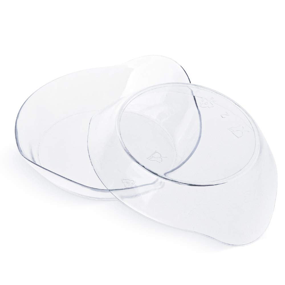 Kingrol platos postre mini apilables ideales para ahorrar espacio.