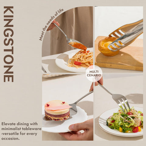 Servidor de pasteles KINGSTONE, porciones limpias en postres