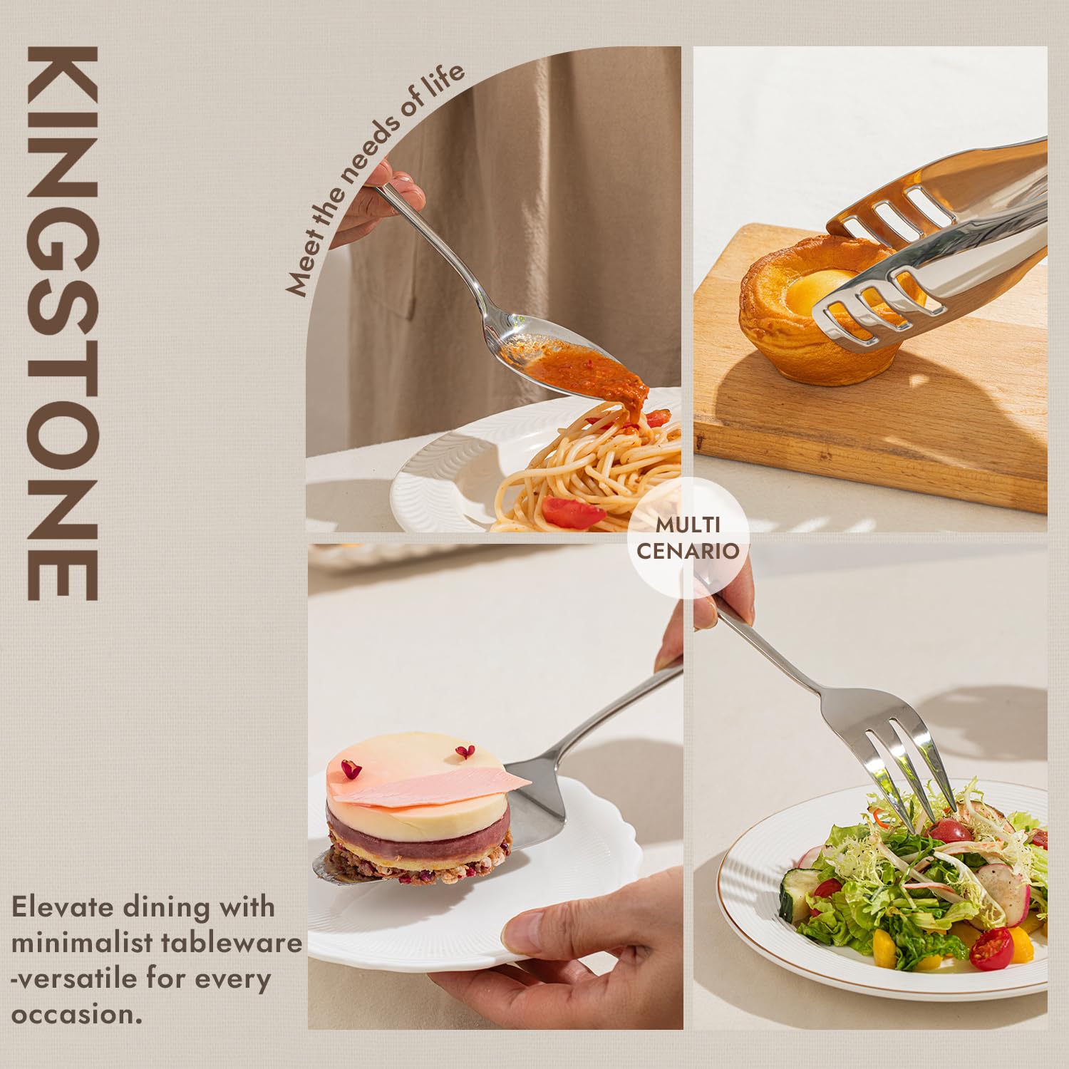  KINGSTONE cazo para sopa, control de porciones con facilidad